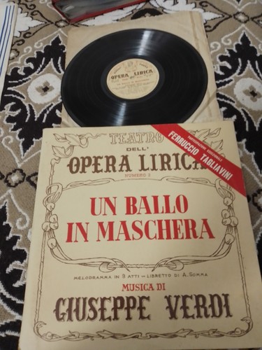 Ballo maschera vinile 33 - maschera,vinile,