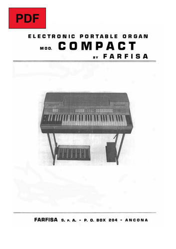 Farfisa compact electronic - compact,