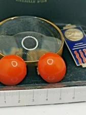 VINTAGE BIJOUX ANNI 60/70 ORIGINALI OLD ORECCHINI CLIP   