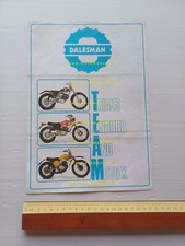Dalesman modelli trial enduro cross motore Puch 125 depliant inglese originale
