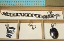 Bracciale donna tono argento