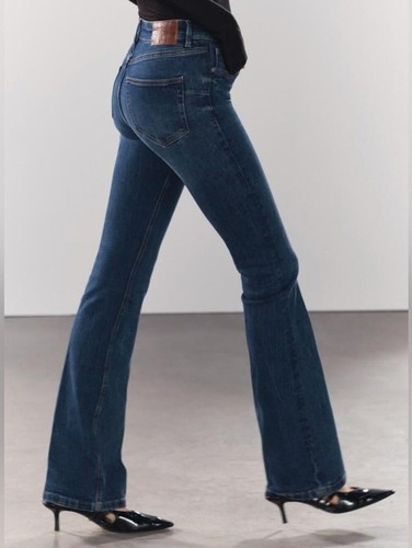 Jeans zara blu medio - jeans, contorno