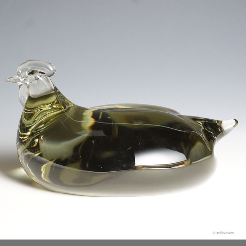 Scultura una gallina di - una,