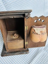 Antikes Holz Modell Klo Toilette Scherz Artikel Historismus Österreich Wien 1888