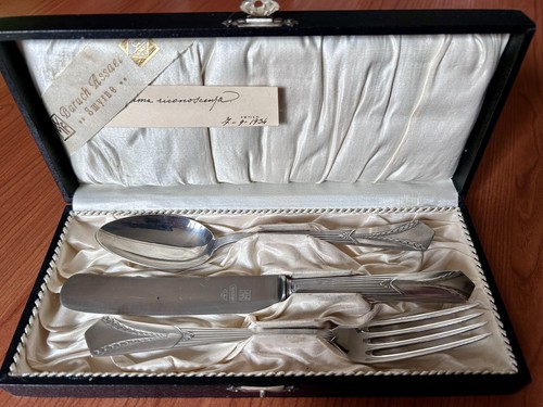 Antico cofanetto set posate - antico,