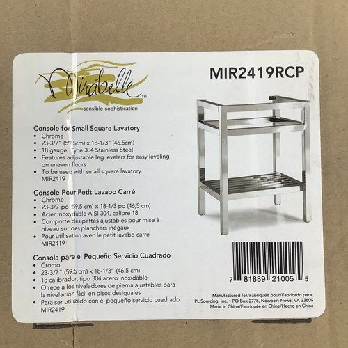 Mirabelle console chrome - mirabelle,