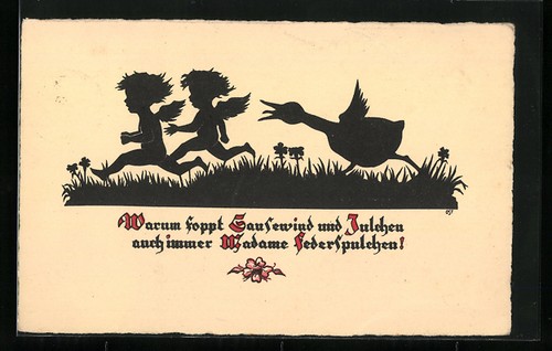 Cartolina artista hans - cartolina, d'artista