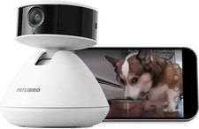 Telecamera per Animali Domestici Con App, Telecamera per Cani HD a 360°, Control