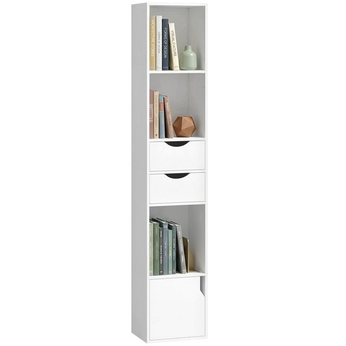 Homcom libreria con cassetti - libreria,