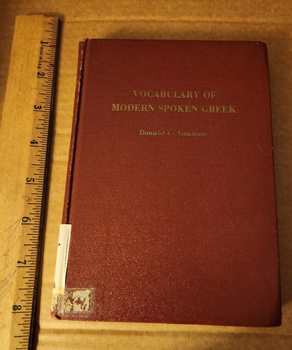 Vocabulary modern spoken - of,