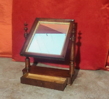 ANTICA '800 PSICHE SPECCHIERA IN LEGNO CON CASSETTO