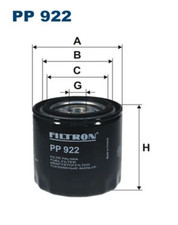 Per filtron 922 filtro - per, pp