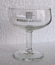 ROSSO ANTICO 4 BICCHIERI PUBBLICITARI ANNI 60