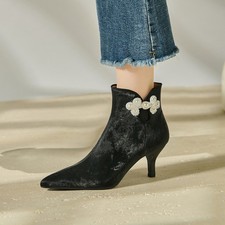 Stivaletti donna a punta tacco