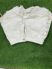 ZARA PANTALONCINO SHORT BIANCO DONNA TG SIZE EUR 34
