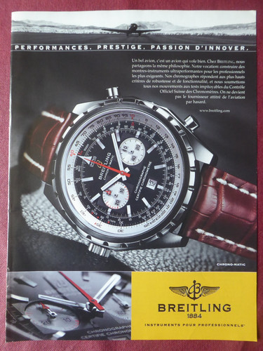 2005 pub montre breitling - pub,