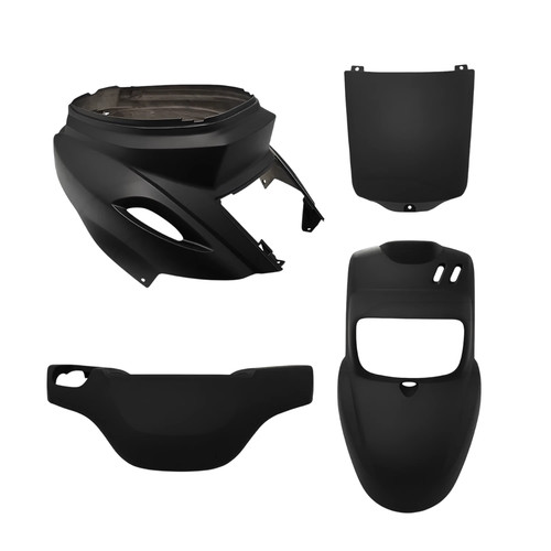 Kit carene nero opaco satinato - kit,