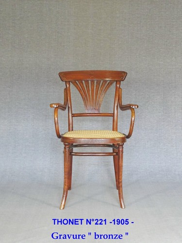 Fauteuil thonet 221 - thonet, n°221