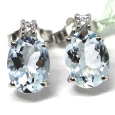 ORECCHINI ORO BIANCO 750 18K