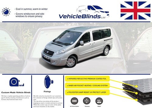 Tende termiche per fiat scudo - termiche,