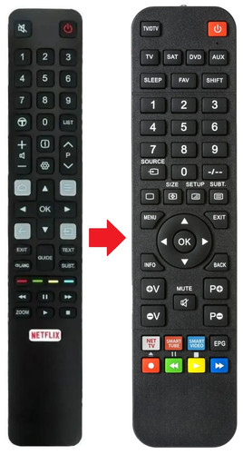 Telecomando adatto per - , thomson