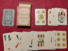 carte gioco antiche Morreale tipo siciliane 1953