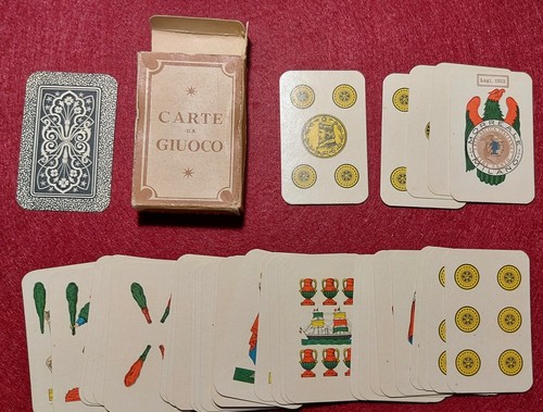 Carte gioco antiche morreale - carte,