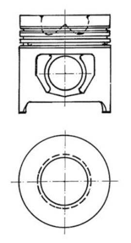 Pistone kolbenschmidt 90158700 - kolbenschmidt,