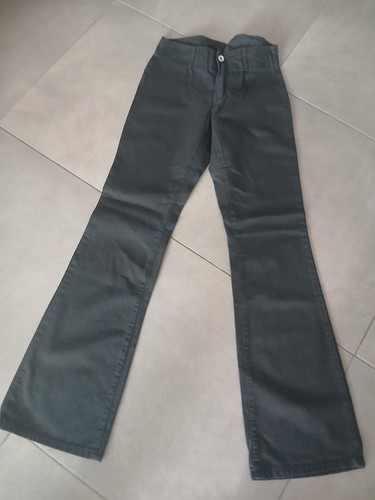 Jeans zampa donna grigio - jeans,