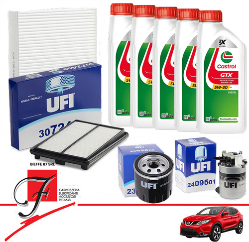Kit tagliando nissan - kit, qashqai