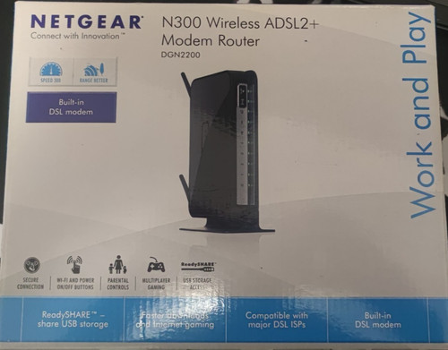 Netgear dgn2200 modem - modem, router