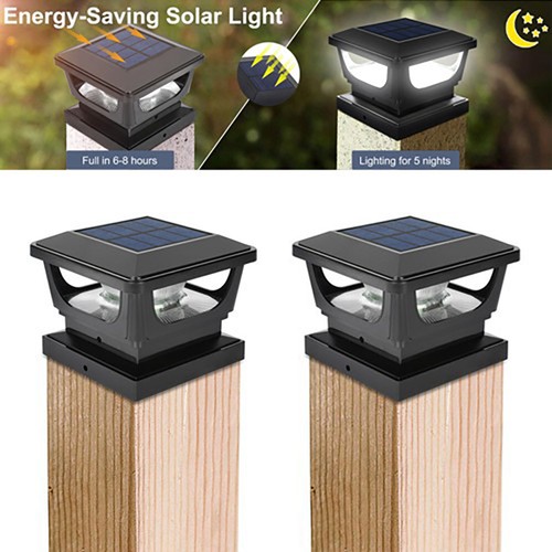 Tappo palo led solare 7x7 - 2x,