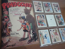 Album Figurine Completo PINOCCHIO Raro Disegni di Galeppini "Galep" Anastatica 