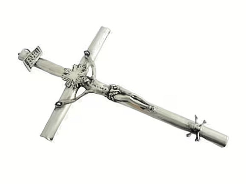 Crocifisso argento 800 - crocifisso,