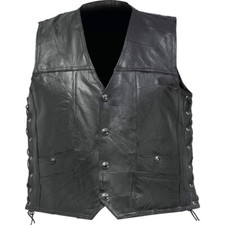 Gilet moto custom biker pelle