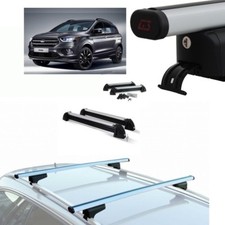 BARRE PORTATUTTO ALLUMINIO G3 FORD KUGA 2024 CON RAIL+PORTASCI 4 PAIA+CHIAVI