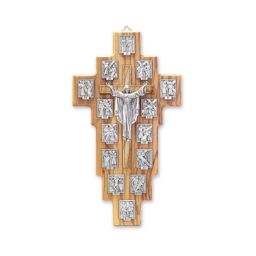 Via crucis legno ulivo - crucis,