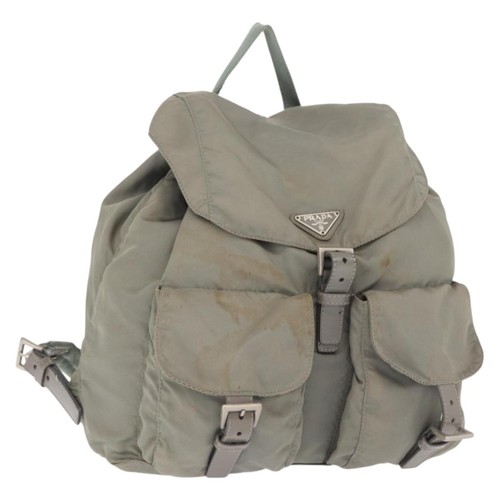 Zaino prada nylon grigio - prada,