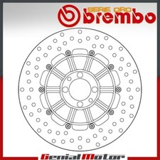 Disco Freno Fisso Brembo Oro Posteriore per Bmw K 100 Rs 16V 1000 1989 > 1993