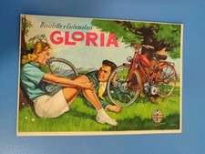 Bicicletta e Ciclomotori Gloria, Cartolina, AMF Gloria Milano