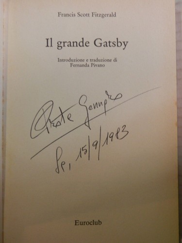 Grande gatsby s - gatsby, f