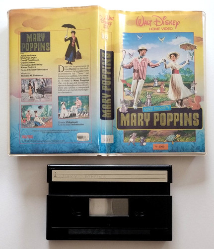 Video mary poppins - mary, vhs