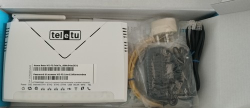 Modem router adsl teletu - modem, wi-fi