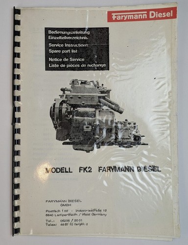 Farymann diesel manuale - farymann,