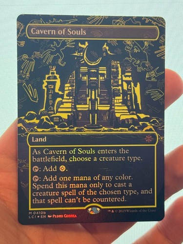 Foil neon ink yellow cavern - 1x,