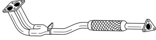 122 tubo gas - gas, scarico