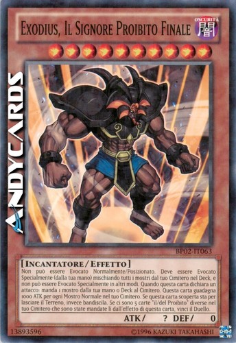 Exodius signore proibito - il,
