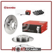 Kit Dischi freno e pastiglie BREMBO Fiat Panda 2 169 1.1 1.2 dal 2003 anteriori
