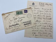 Autografo EZIO MARIA GRIGIO (†1969)-Politica ITALIA-Fascista-Mussolini-firmato