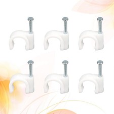  100 PCS Organizzatore Cavi Reggi Porta Del Cavo Autoadesivo Di Fili